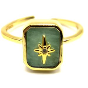 Bague réglable en Amazonite