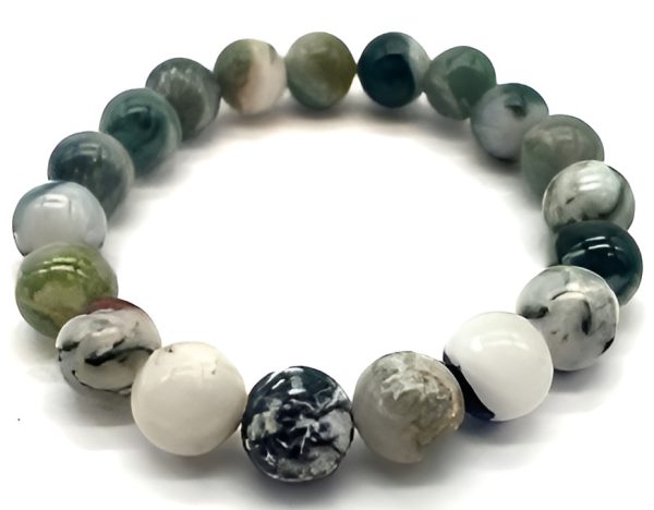Bracelet en agate arbre