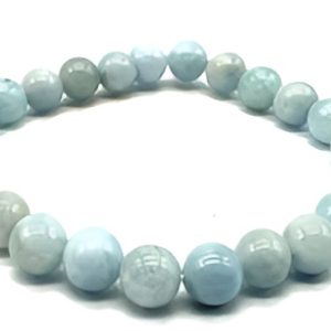 Bracelet en aigue marine calamnte