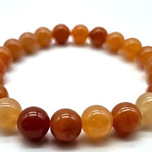 Bracelet en Aventurine orange revitalisante