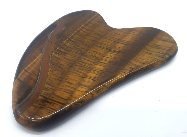 Palme de Massage Oeil de Tigre 8cm