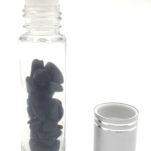 Roll-On Diffuseur Opsidienne noire a remplir d huile essentielle (9cm)