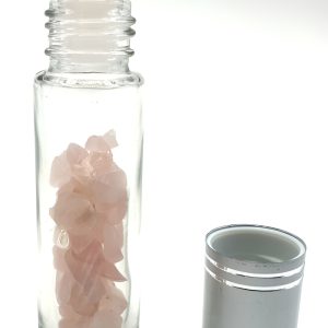 Roll-On Diffuseur Cristal de Roche a remplir d huile essentielle (9cm)