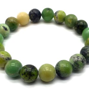 bracelet en chrysoprase citron