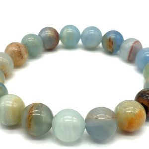 Bracelet en Calcite bleu calmante