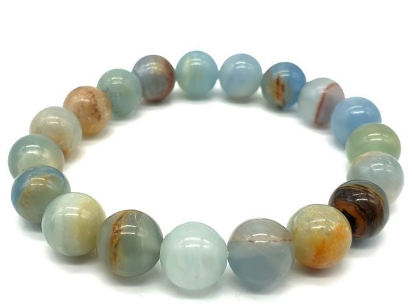 Bracelet en Calcite bleu calmante