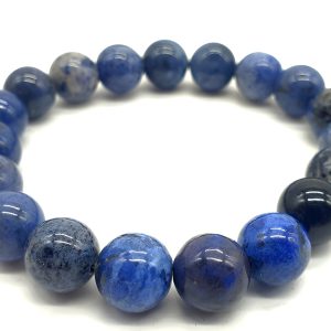 Bracelet en Dumortiérite calmante