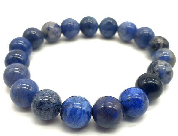 Bracelet en Dumortiérite calmante