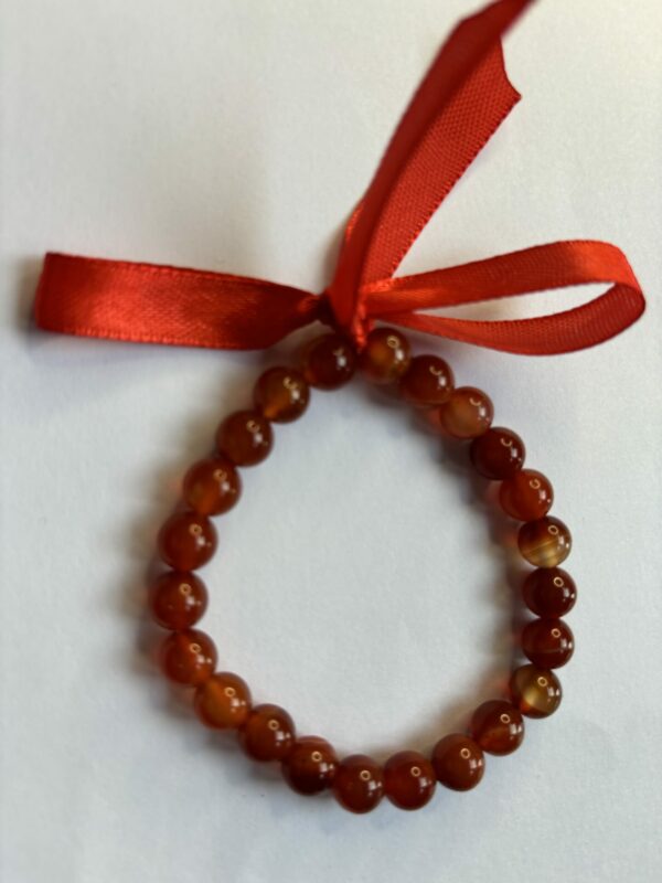Bracelet en cornaline rubanée très puissante