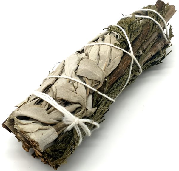 Fagot de sauge blanche et cèdre purification et abondance