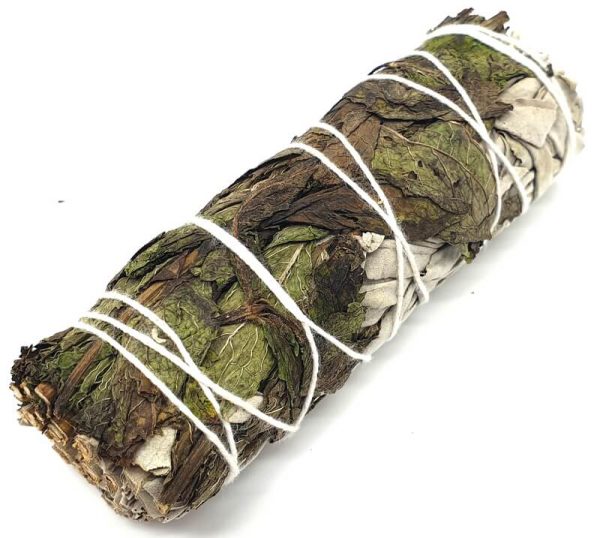 Fagot de sauge et de menthe purification