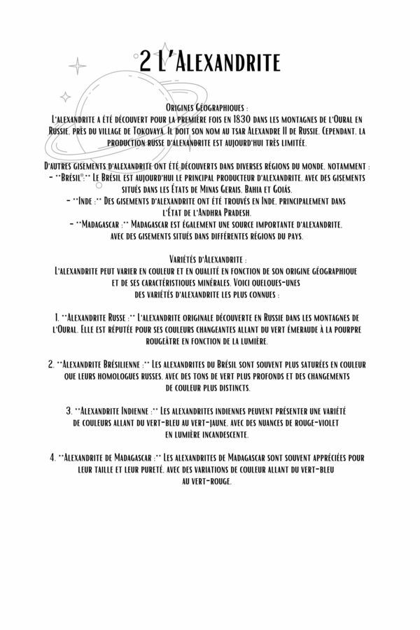 Petit Lexique des pierres précieuses et leurs pouvoirs ésotériques – Image 5